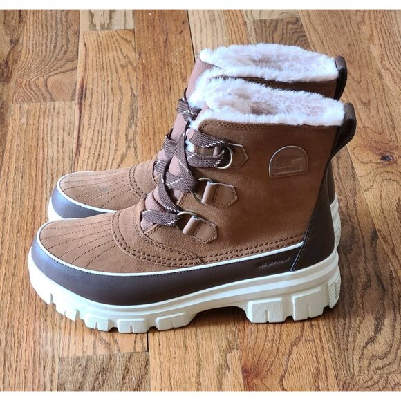 NEW Sorel TIVOLI V Waterproof Lace-Up Insulated Winter Snow Boots Womens Size 11 - Picture 6 of 16